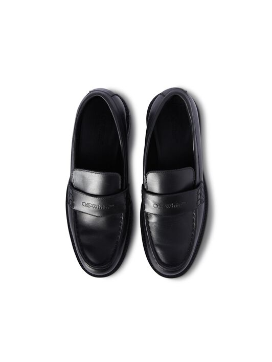OFF WHITE Military Loafer BLACK BLACK OMIG009C99LEA001