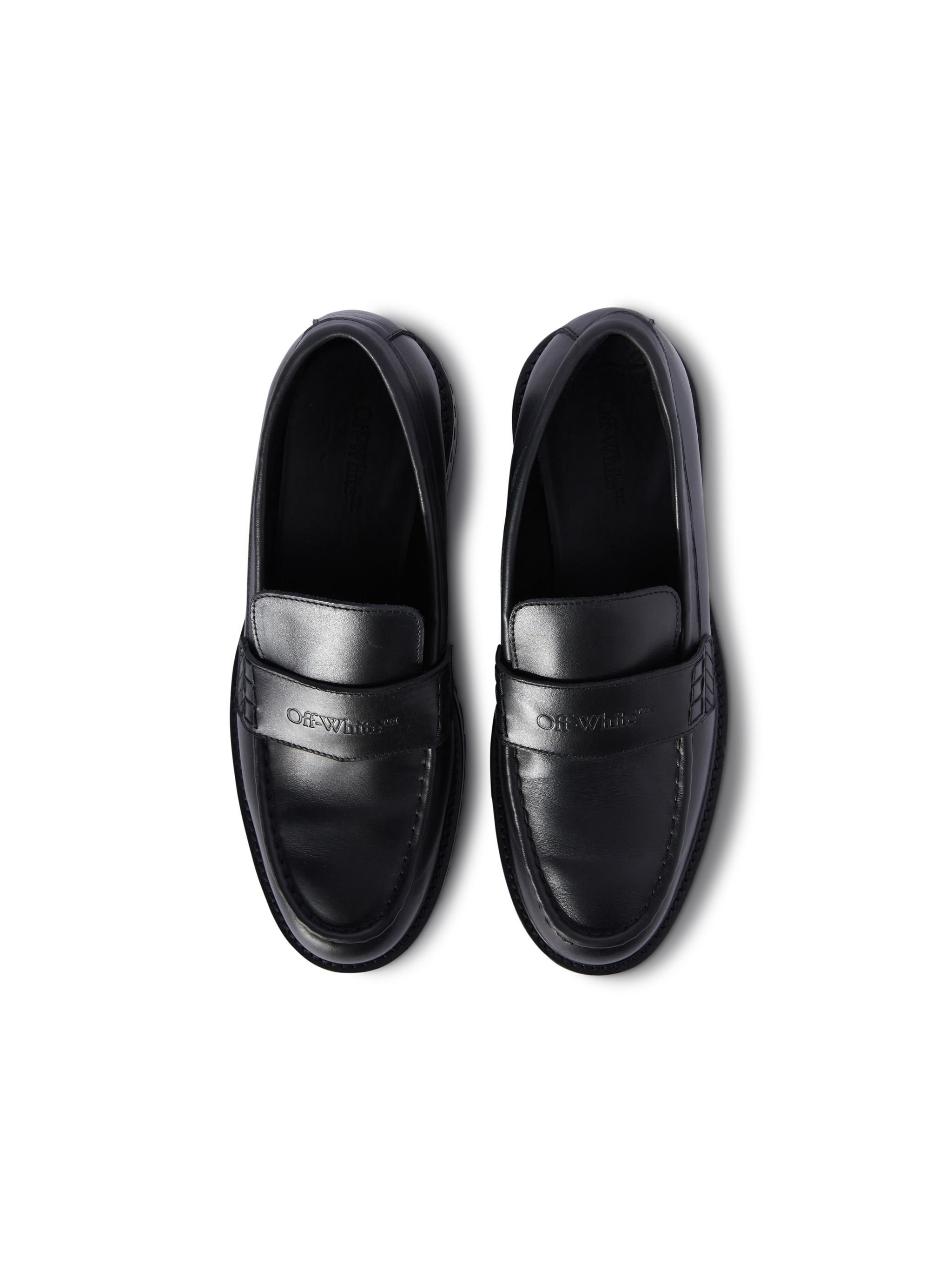 OFF WHITE Military Loafer BLACK BLACK OMIG009C99LEA001