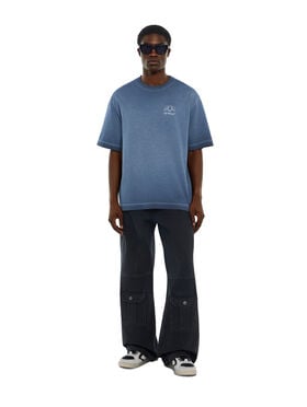 OFF WHITE Offline Half Arrow Skate T-Shirt CLOUD BLU GRAPHITE 44MAA120F26J01F