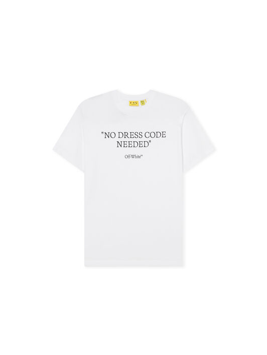 OFF WHITE Quote No Dress Code T-Shirt WHITE 44BAA002F26J00I