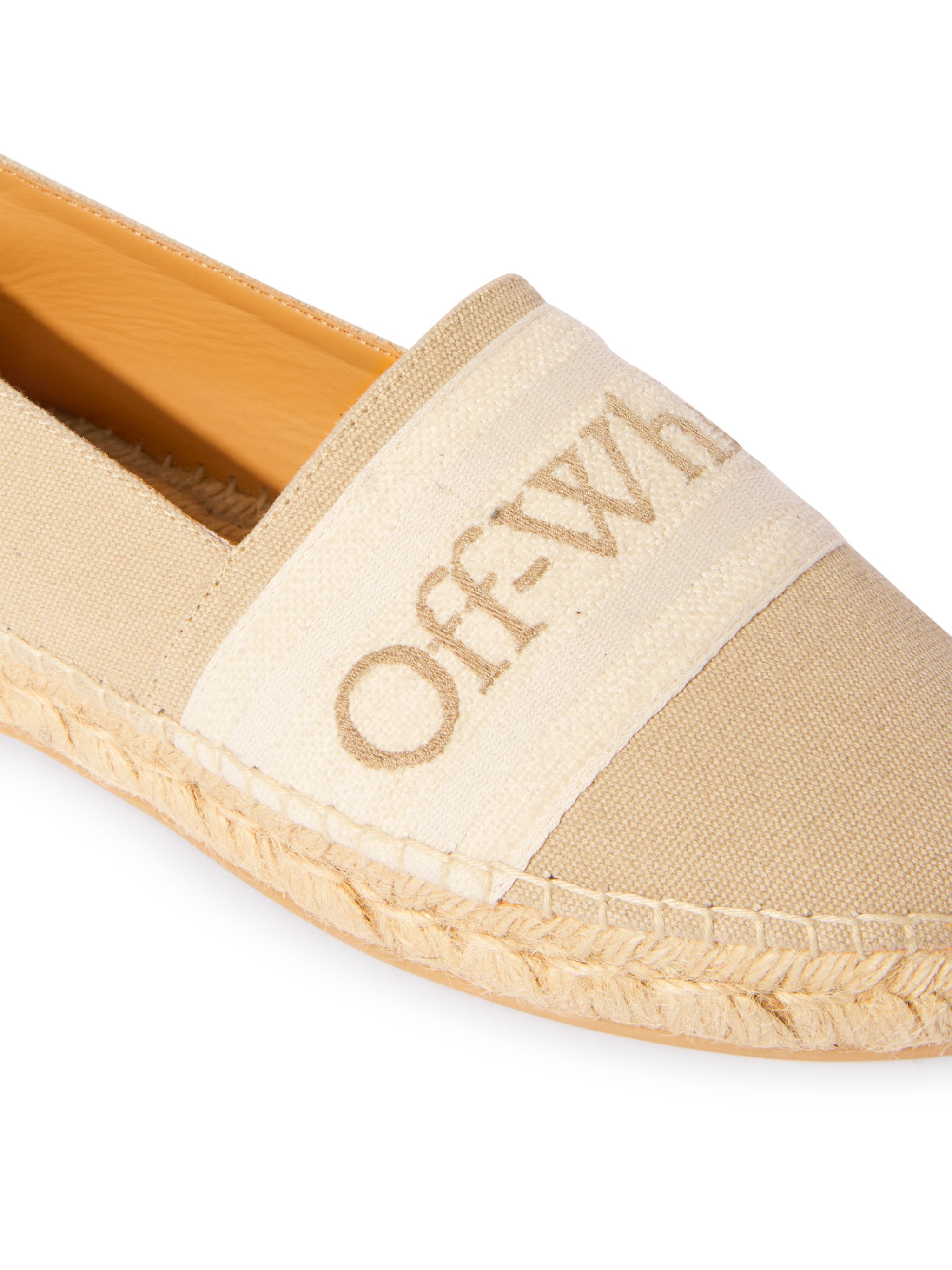 OFF WHITE Bookish Espadrilles NEUTRALS OWIB014C99FAB001