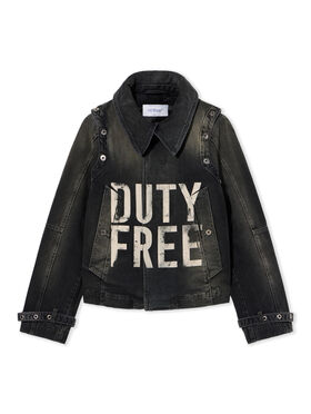 OFF WHITE Duty Free Denim Jacket  OMYQ00DZ25DEN001
