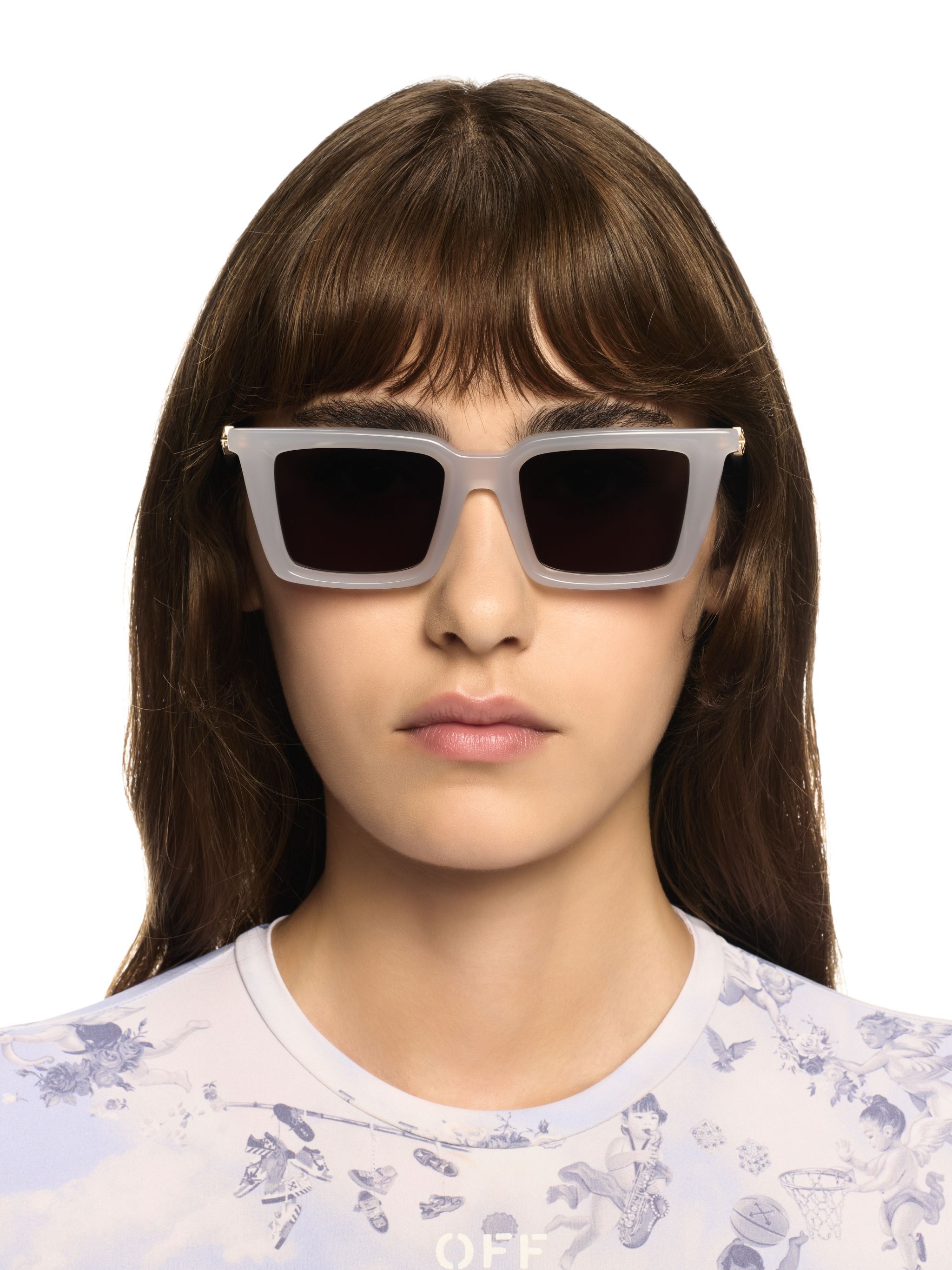 OFF WHITE Dalton Unglasses GREY OERI13US25PLA001