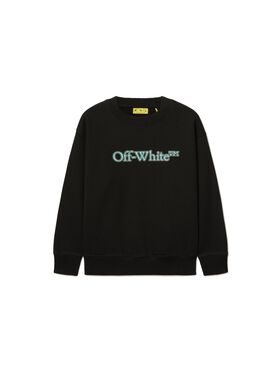 OFF WHITE Big Bookish Sweatshirt BLACK OBBA001S25FLE001