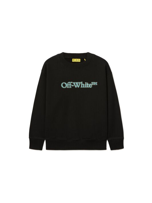 OFF WHITE Big Bookish Sweatshirt BLACK OBBA001S25FLE001