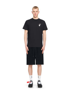 OFF WHITE Slim Fit Graphic S/S T-Shirt BLACK 44OWOS26T061