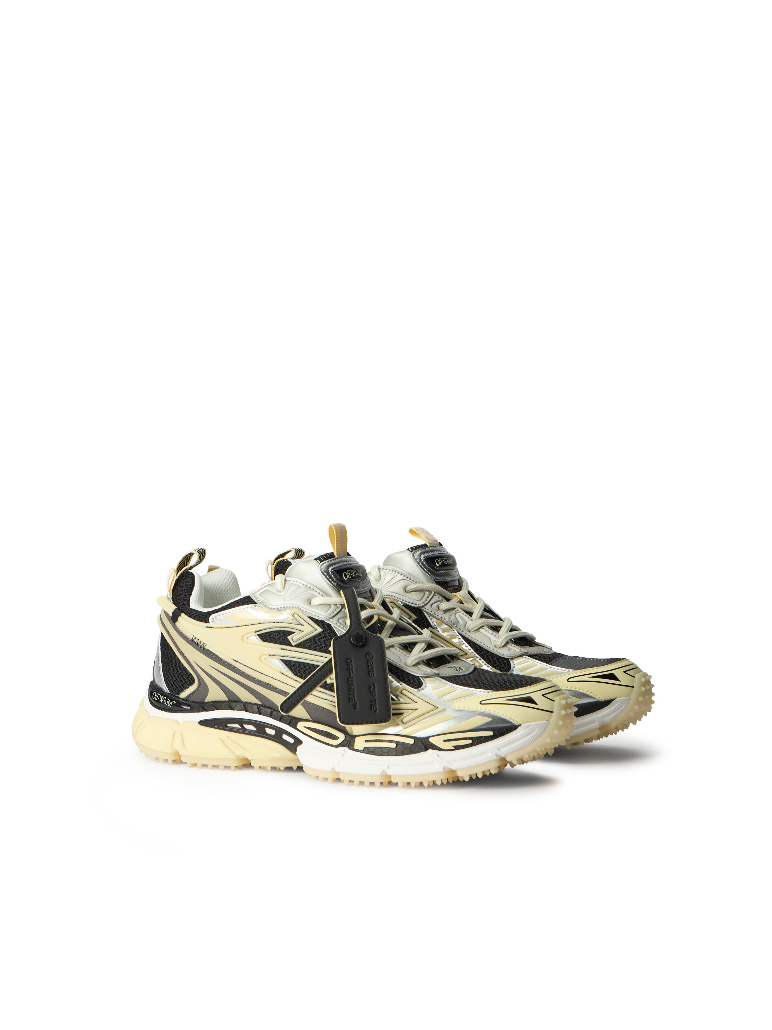 OFF WHITE Be Right Back Glow-In-The-Dark Sneakers BLACK - GLOW IN THE DARK OMIA295S26FAB003