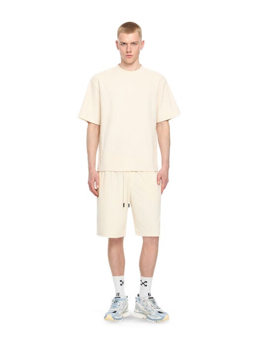 OFF WHITE Towel Terry Shorts VANILLA ICE 44MKB074F5001