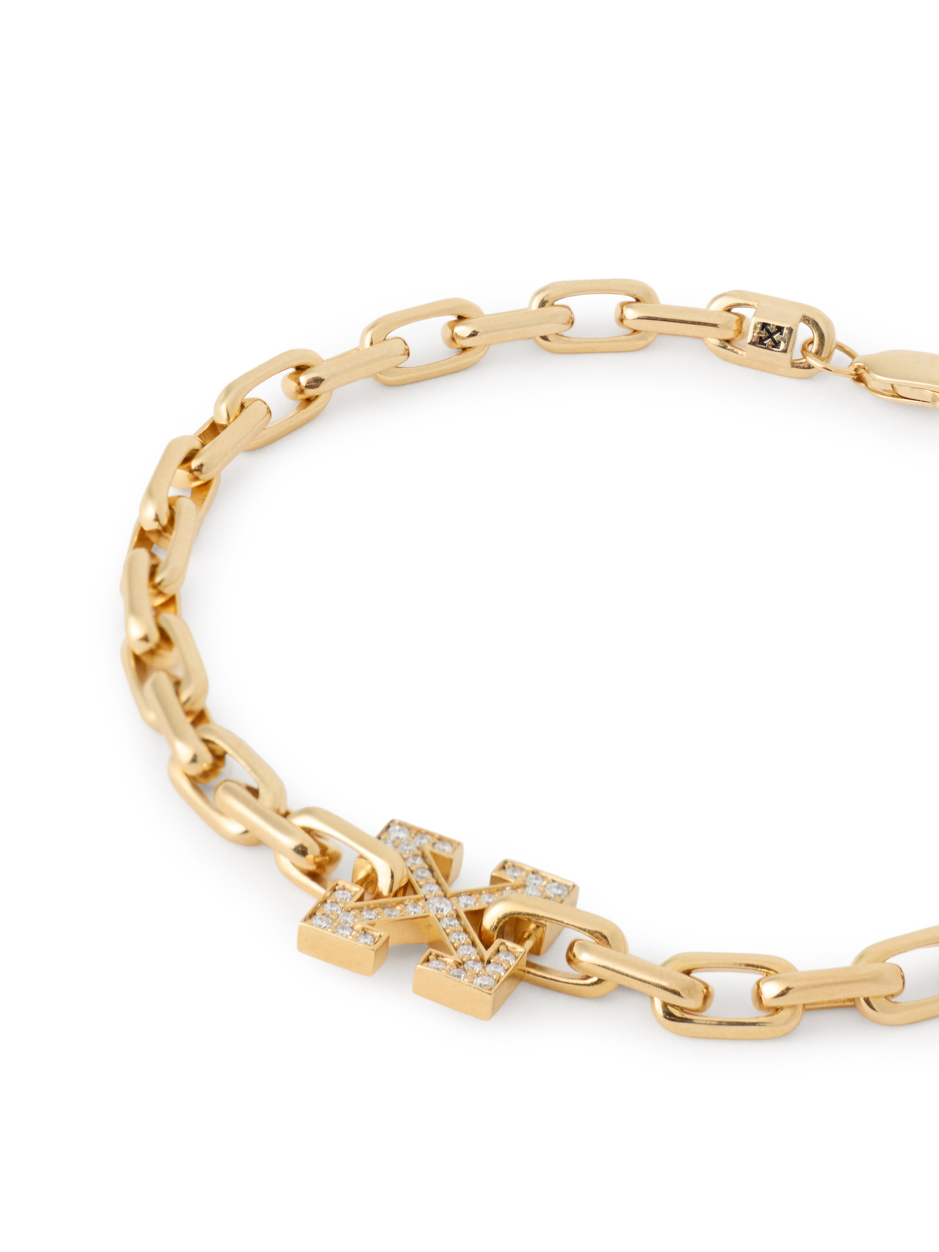Arrow Diamond Chain Bracelet OFF WHITE Arrow Diamond Chain Bracelet GOLDMETAL C06552