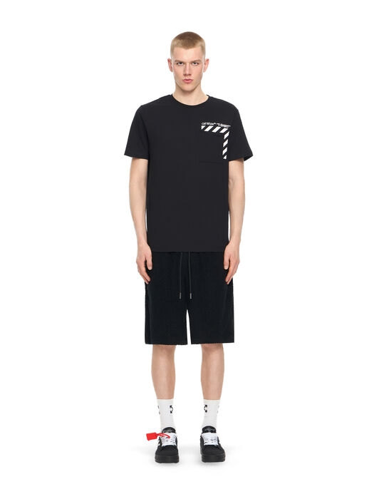 OFF WHITE Slim Fit Graphic S/S T-Shirt BLACK 44OWOS26T060