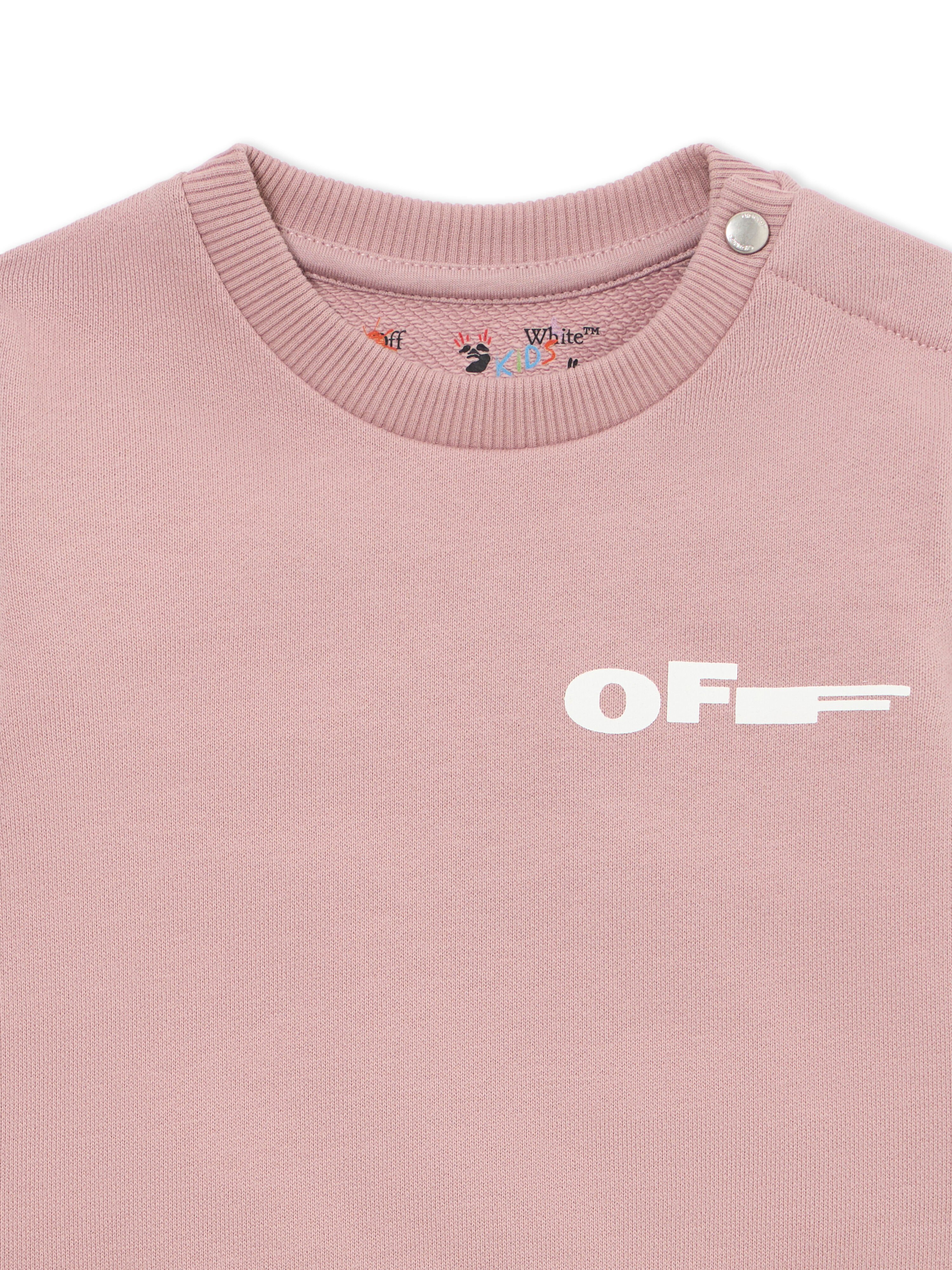 OFF WHITE Type Crewneck PALE MAUVE 44GXC001S26F001