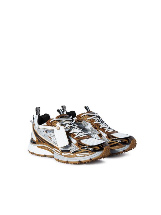 OFF WHITE Sneakers Be Right Back Argento/Bronzo MARRONE OMIA295S25FAB004