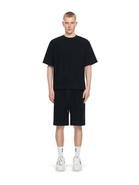 OFF WHITE Towel Terry All Over Logo T-Shirt BLACK 44MKS073F5002