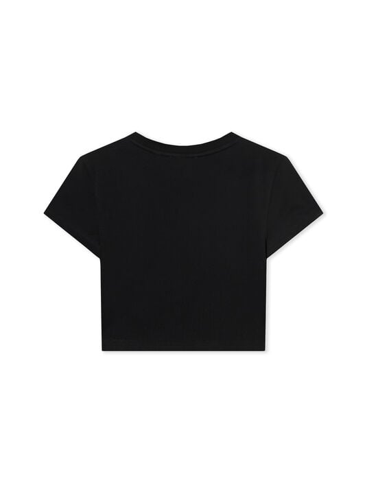 L/AB Basic Cropped T-Shirt LAB L/AB Basic Cropped T-Shirt Black Night LABF2639A00012T