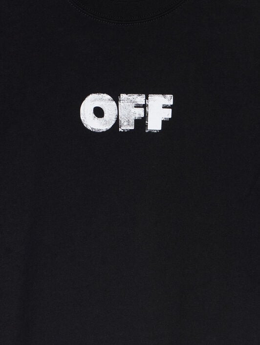 Arrow Sponge Long-Sleeve Logo T-Shirt OFF WHITE Arrow Sponge Long-Sleeve Logo T-Shirt BLACK - WHITE OBAB001F25JER002