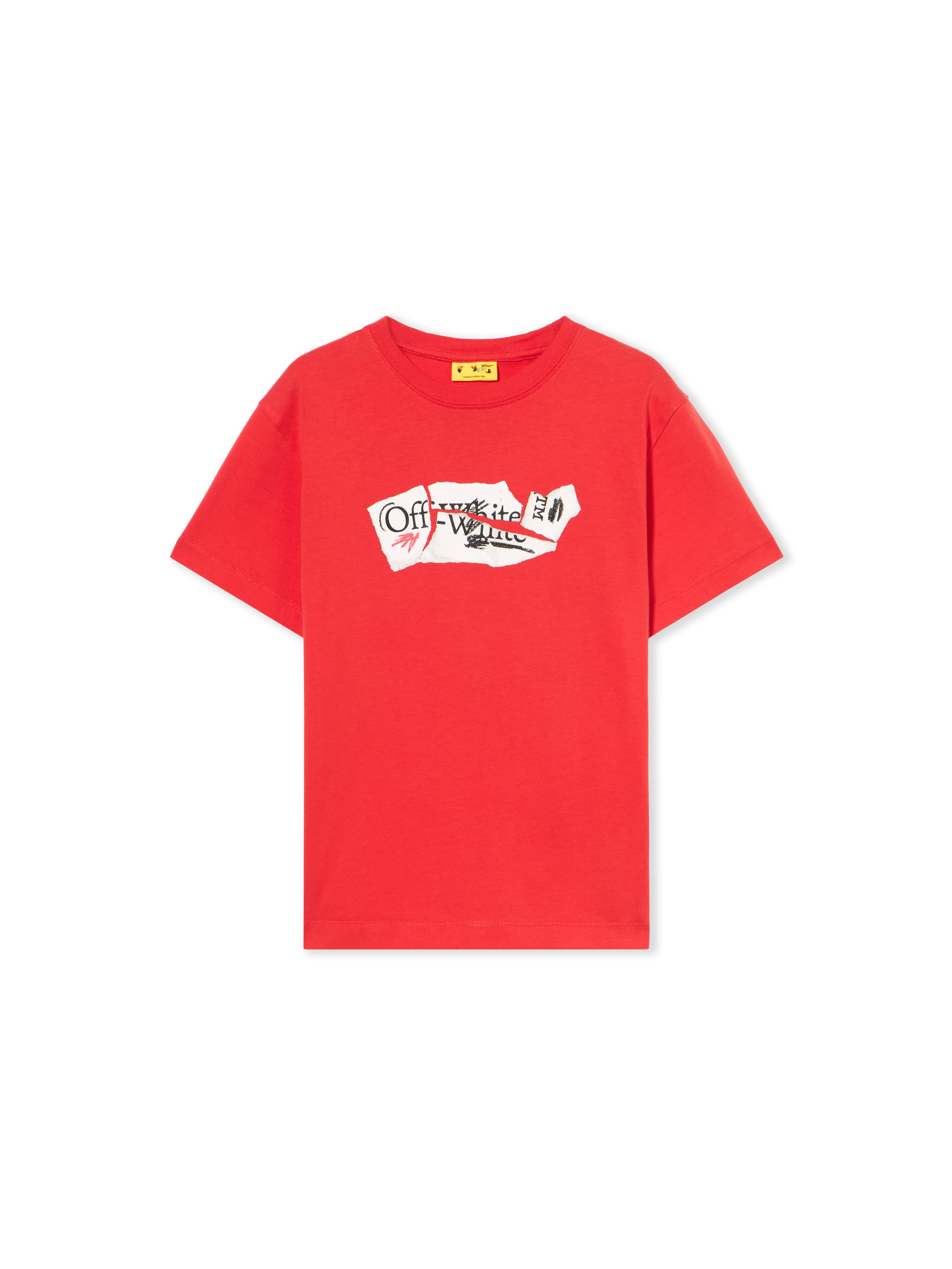OFF WHITE Arrow Collage T-Shirt RED - WHITE OBAA002F25JER004