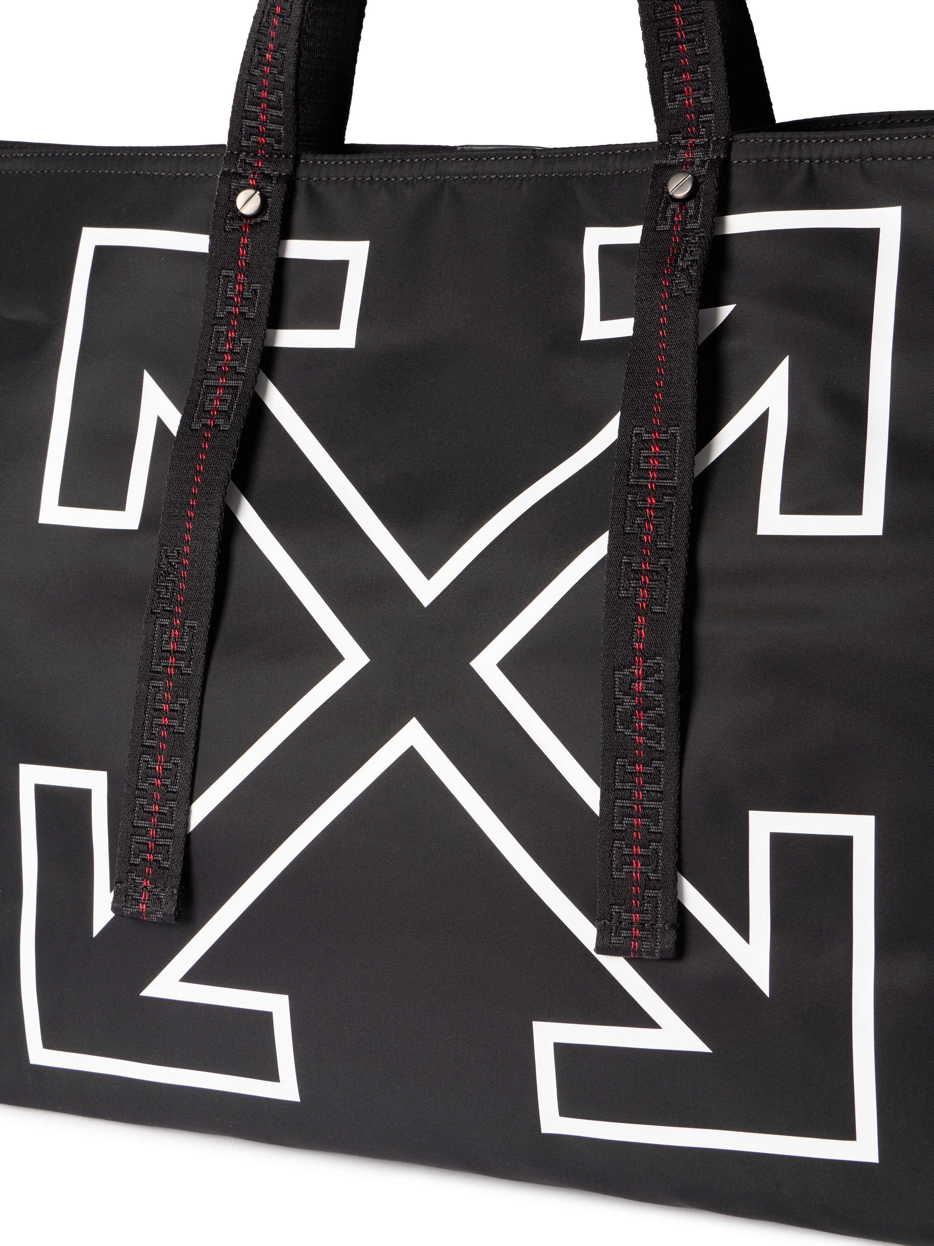 OFF WHITE Heritage Day Off Tote L BLACK - WHITE OMNA20JC99FAB001