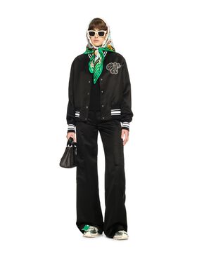 OFF WHITE Pantaloni Cargo Toybox Neri In Raso NERO OWCF026S25FAB001