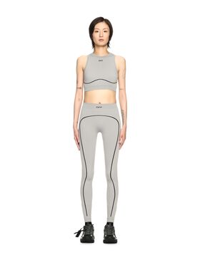 OFF WHITE Leggings Grigi Senza Cuciture Con Logo Off GRIGIO OWVV015S25KNI001