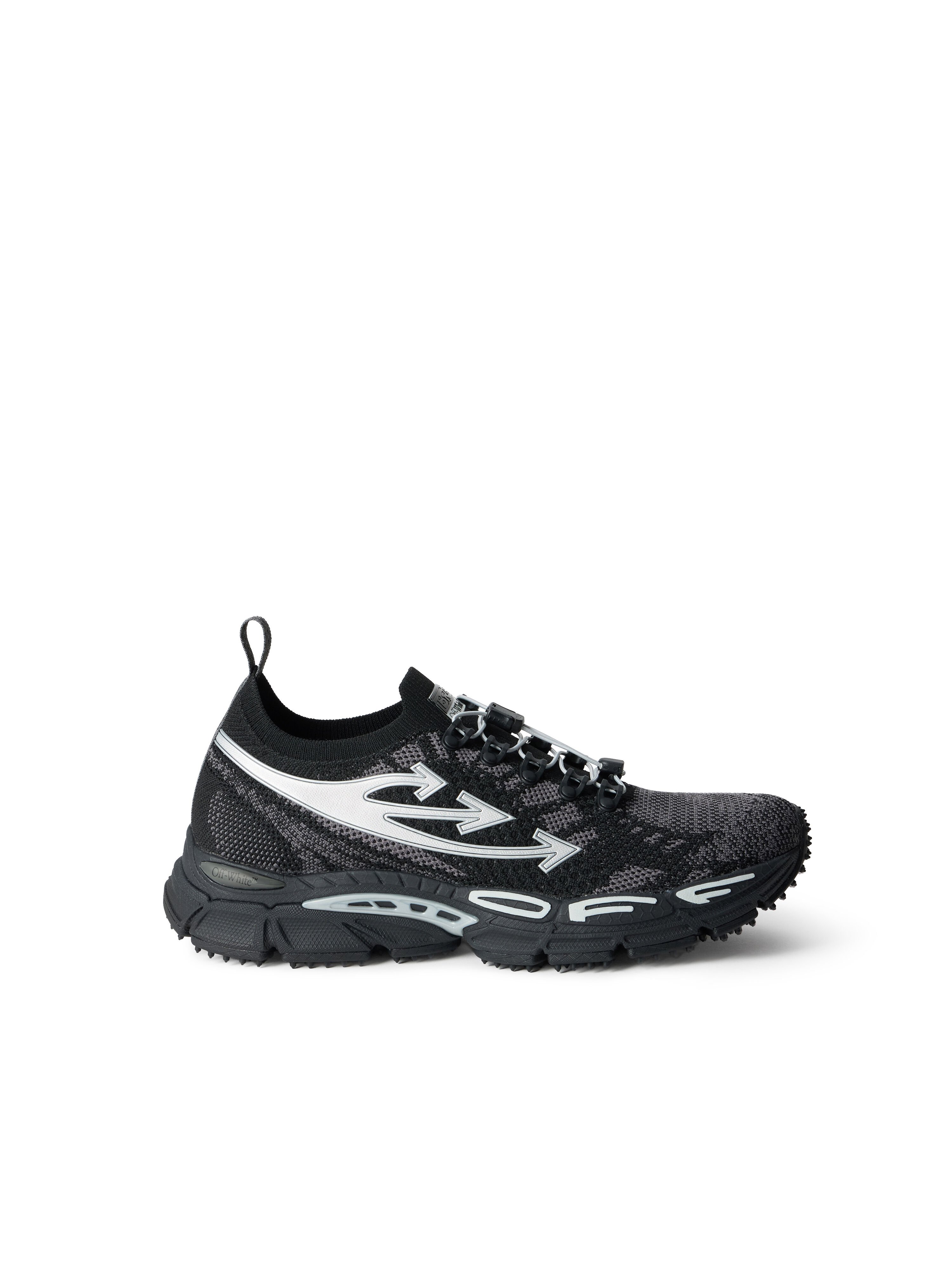 Be Right Back Knit Sneakers OFF WHITE Be Right Back Knit Sneakers BLACK/SILVER OF06207001