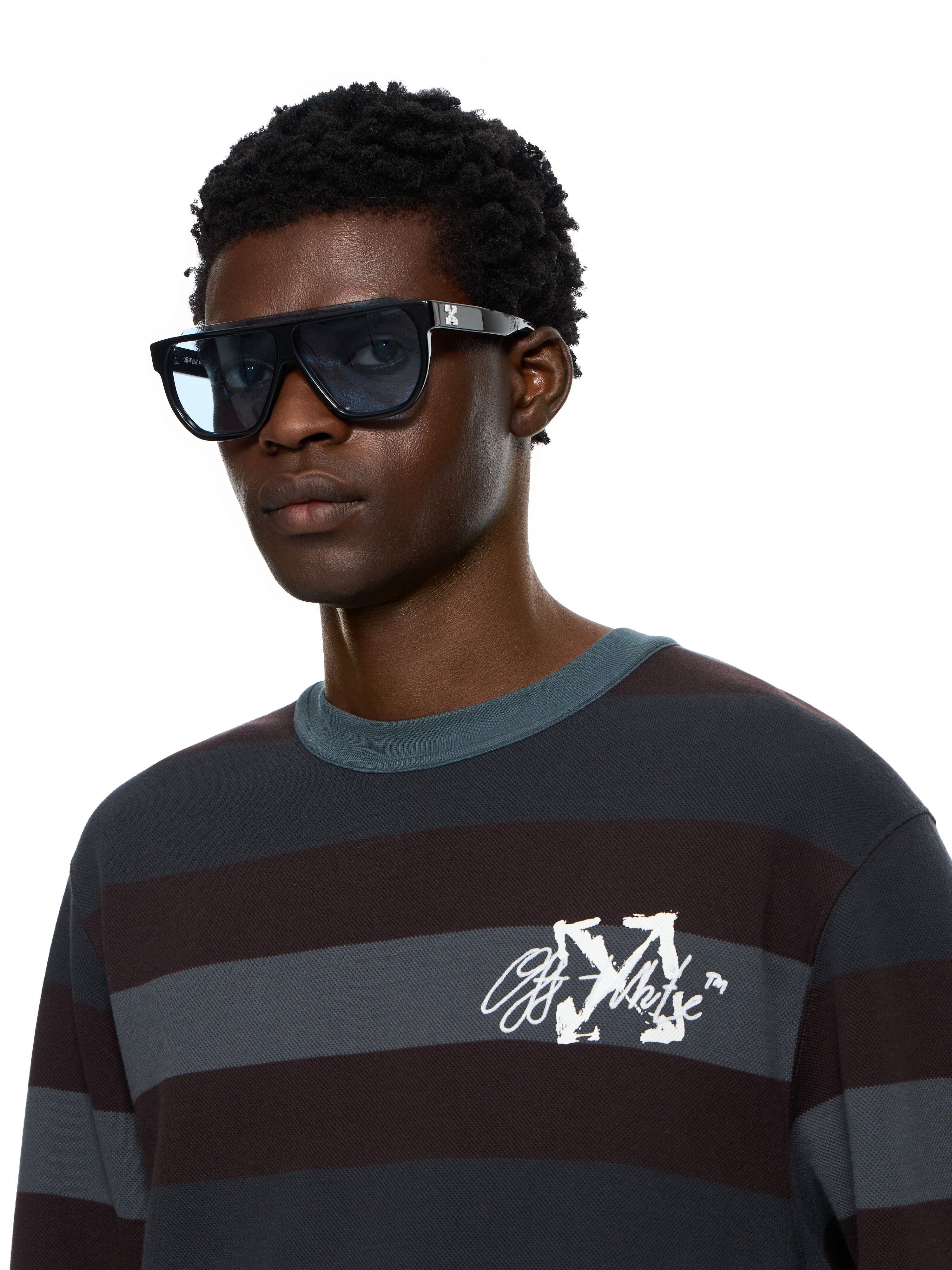 Stroke Striped Long Sleeve T-Shirt OFF WHITE Stroke Striped Long Sleeve T-Shirt MULTICOLOR 44MAB09KF26J002