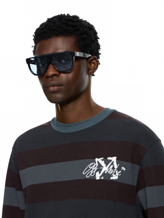 Stroke Striped Long Sleeve T-Shirt OFF WHITE Stroke Striped Long Sleeve T-Shirt MULTICOLOR 44MAB09KF26J002