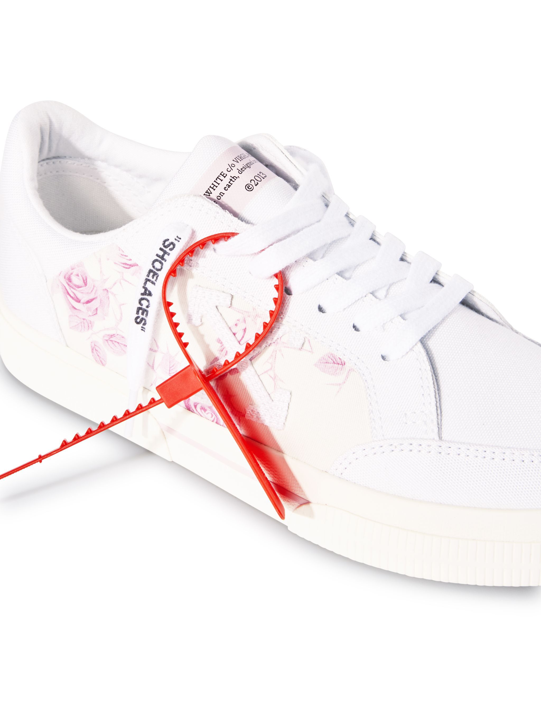 OFF WHITE Light Pink Vulcanized Animation WHITE OWIA288S25FAB002