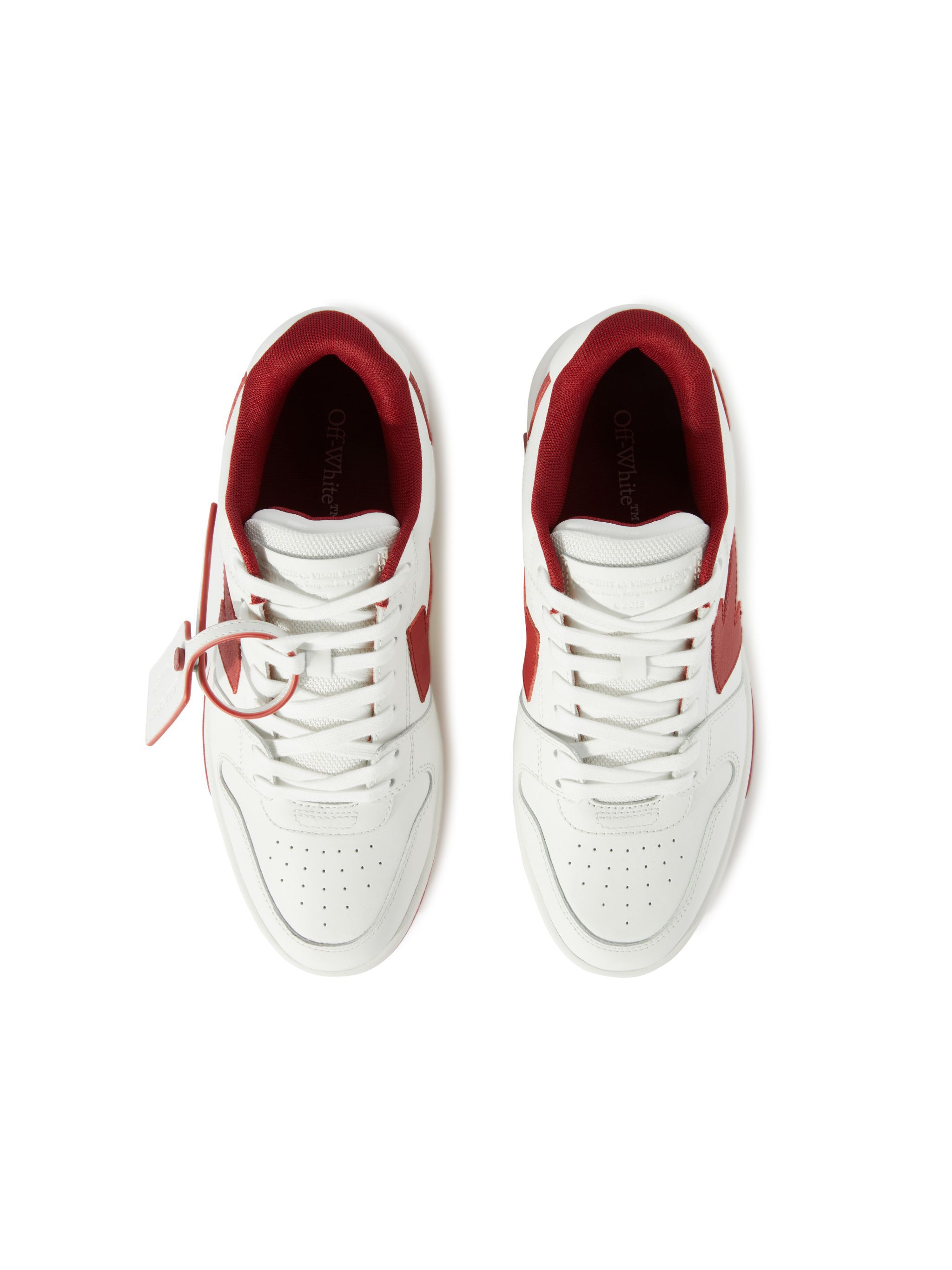 OFF WHITE Out Of Office Calf Leather WHITE OMIA189F23LEA002