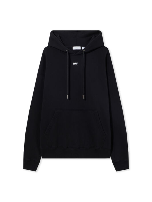 OFF WHITE Paint Arrow Skate Hoodie BLACK 44MBB085S26F00K