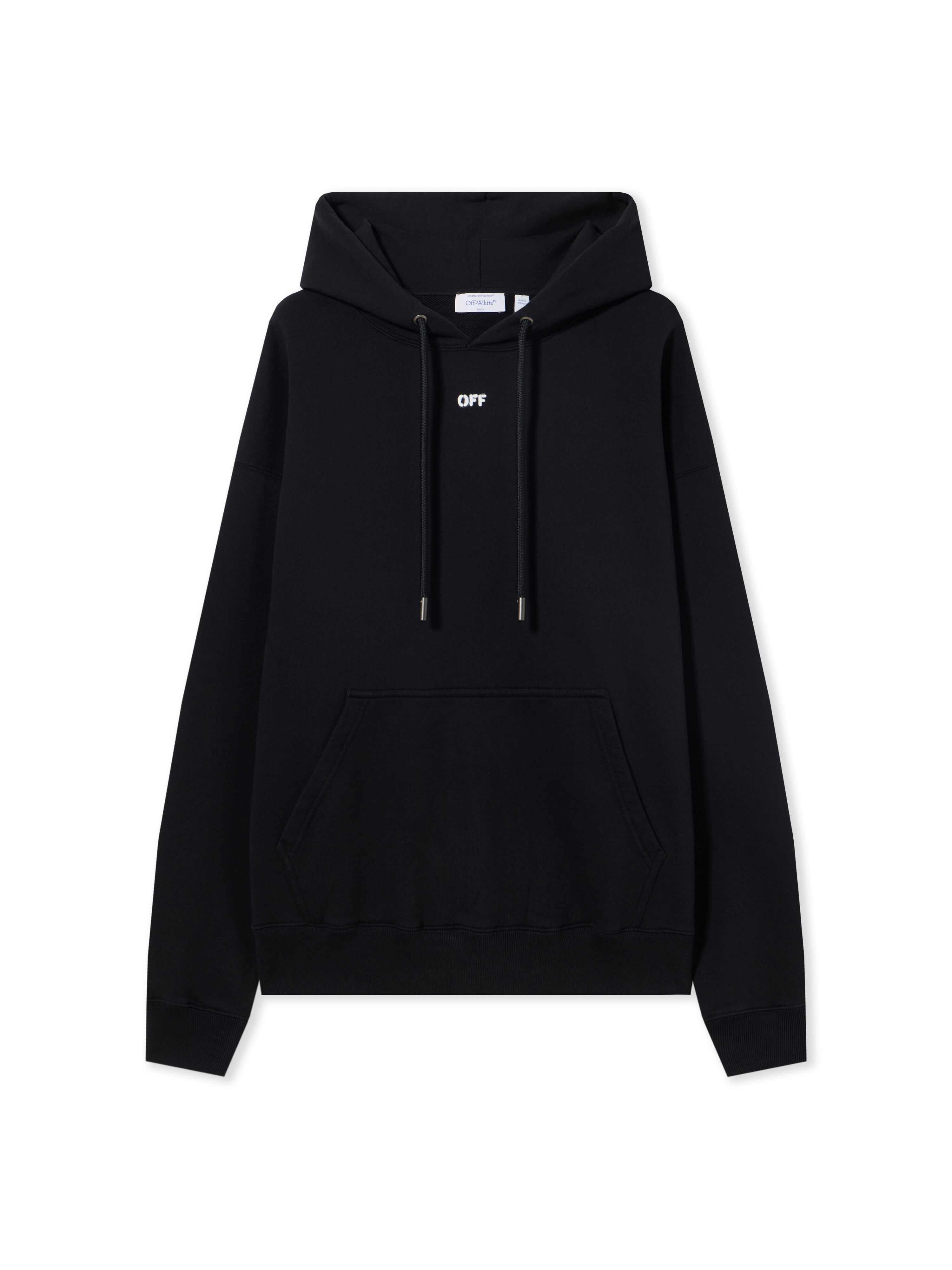 OFF WHITE Paint Arrow Skate Hoodie BLACK 44MBB085S26F00K