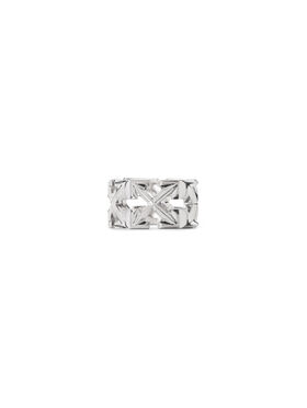 OFF WHITE Arrow Ring SILVER - SILVER OMOC07YC99MET002
