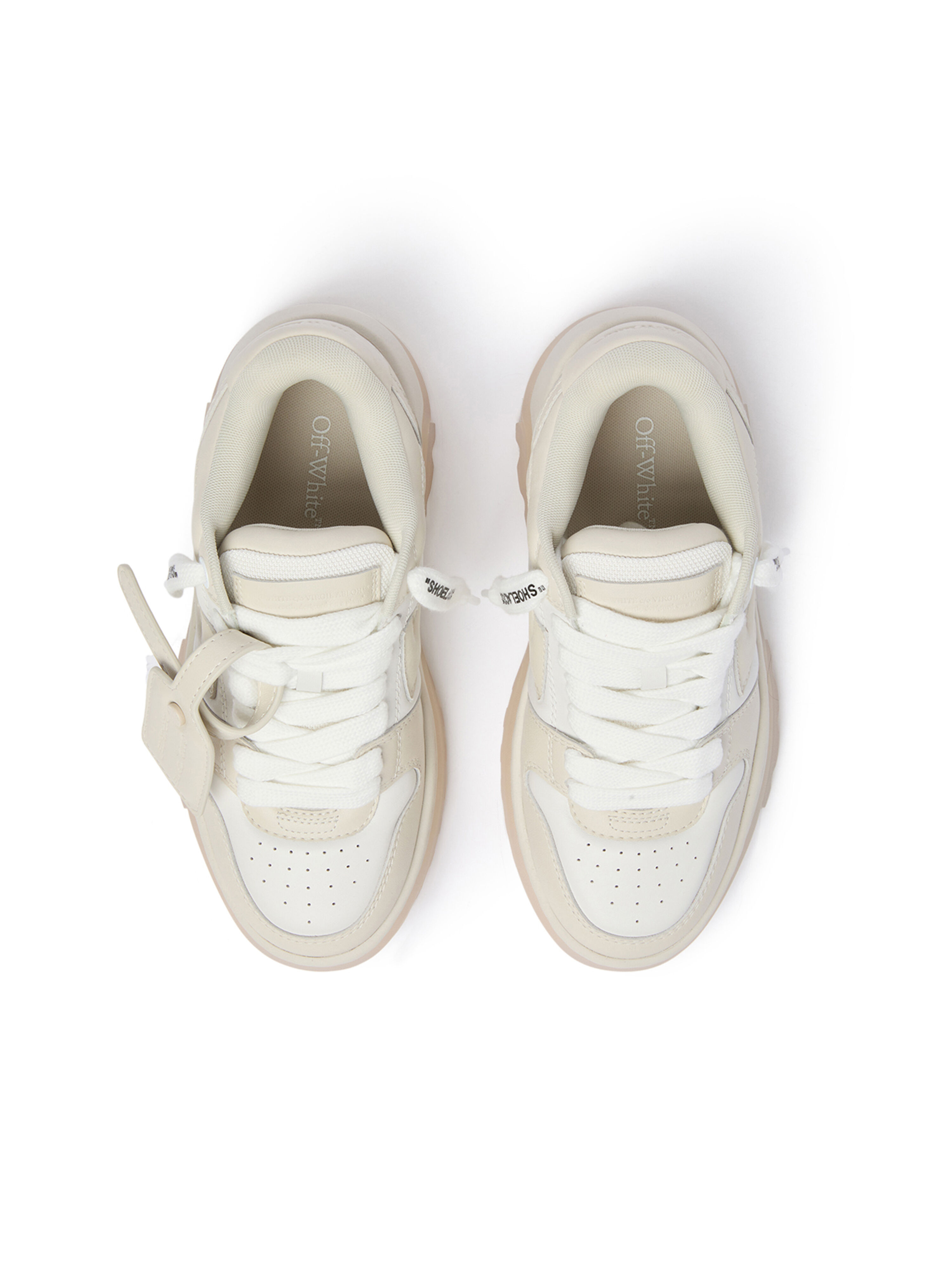 Out Of Office Chunky Varsity Sneakers OFF WHITE Out Of Office Chunky Varsity Sneakers WHITE/BEIGE OF05743267