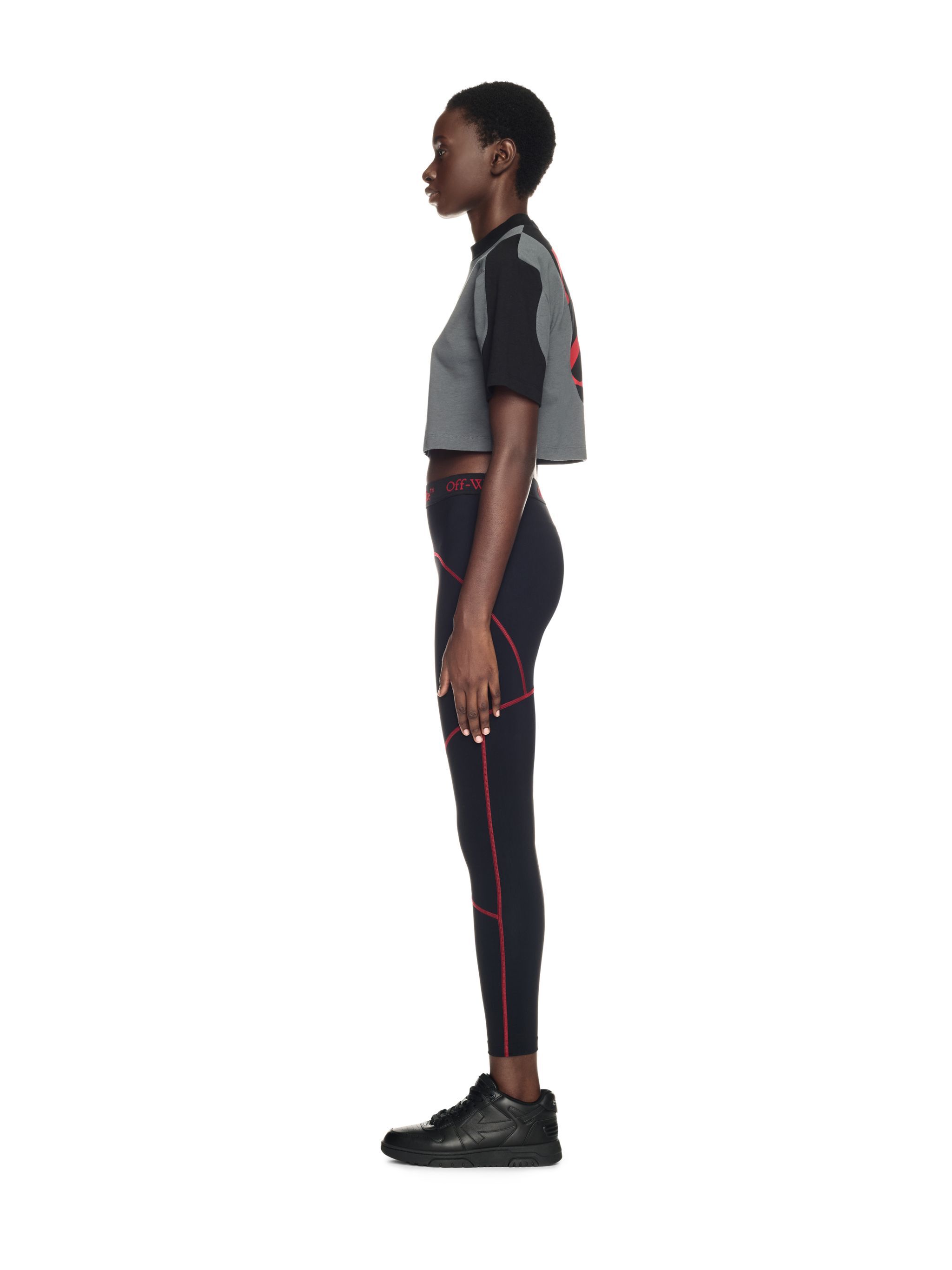 OFF WHITE Ow Golf_Leggings BLACK OWCD027T24FAB001