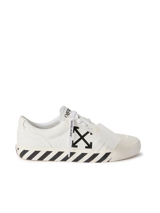 OFF WHITE Vulcanized Undercut Sneakers WHITE/BLACK OMIA2APC99FAB001