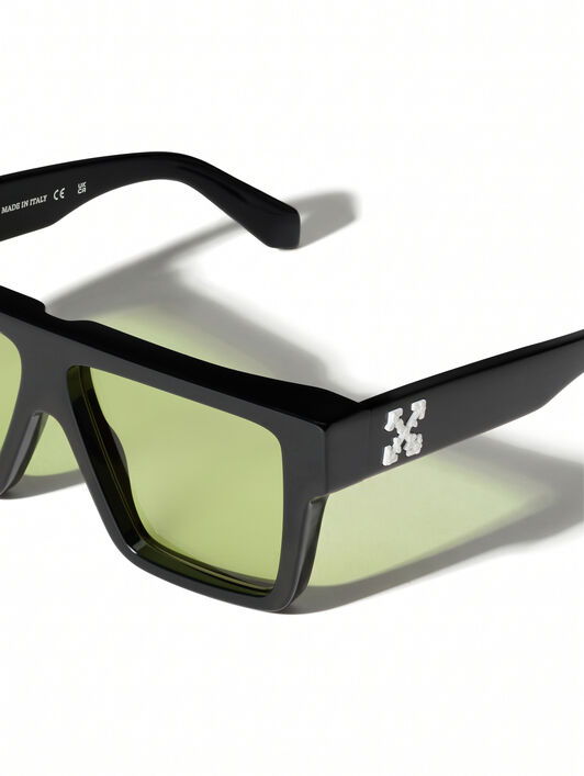 Berkeley Light Green Lens Sunglasses OFF WHITE Berkeley Light Green Lens Sunglasses SHINY DARK HAVANA OW1052105057