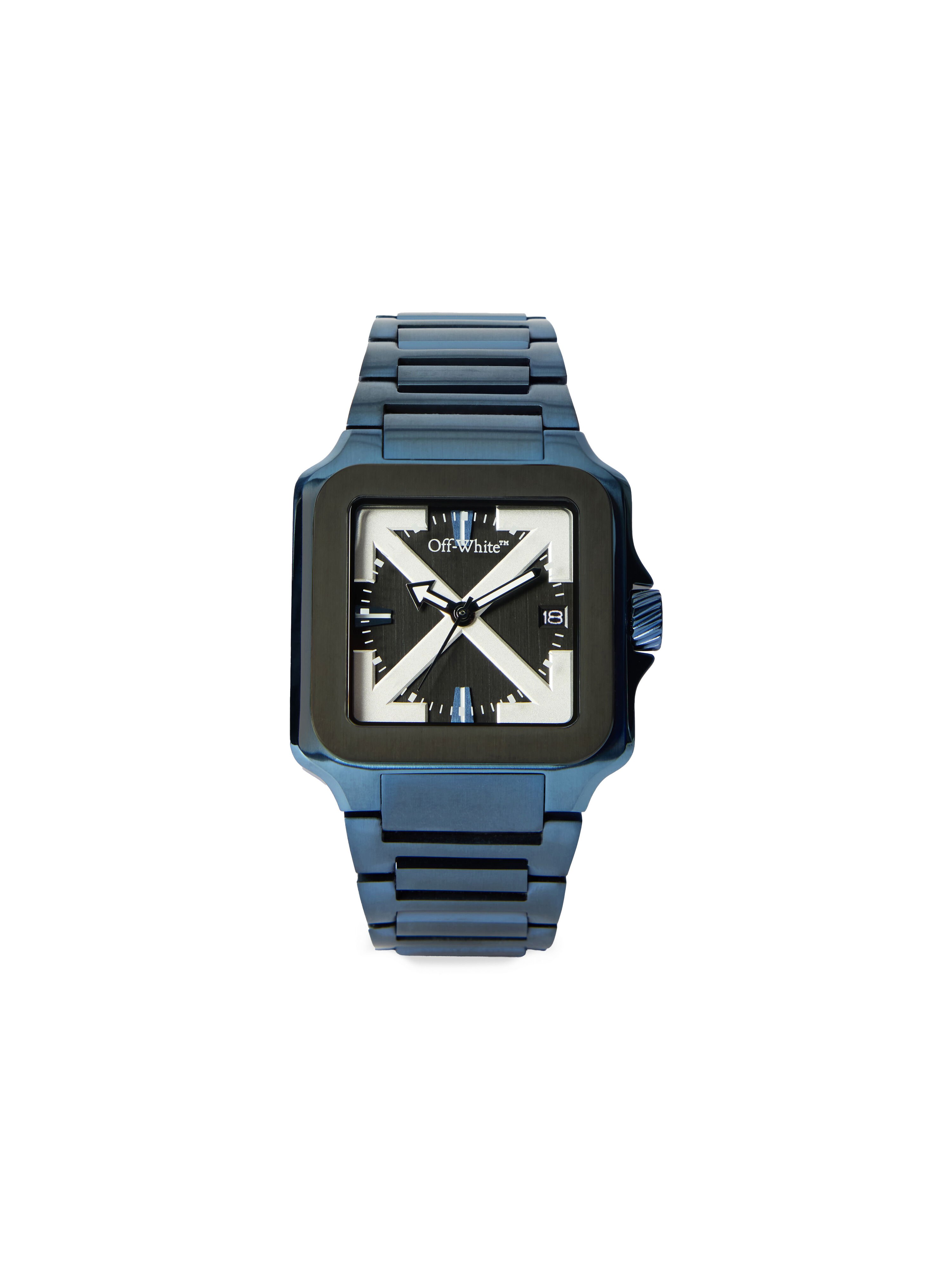 "Proto Layer" Watch OFF WHITE "Proto Layer" Watch Two Tone Blue & Black OW1G009M
