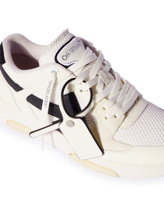 OFF WHITE Out Of Office Slim Sneakers WHITE - BLACK OMIA243C99LEA002