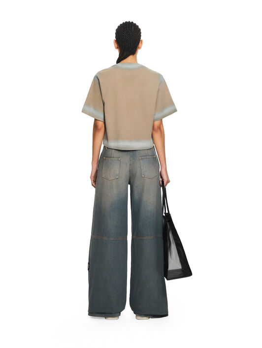 OFF WHITE Big Pockets Denim Pants Fungi Overdyed-No Color 2YB01NS26DEN001