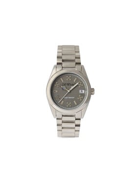 OFF WHITE "Crossing" Watch Silver OW1L036M