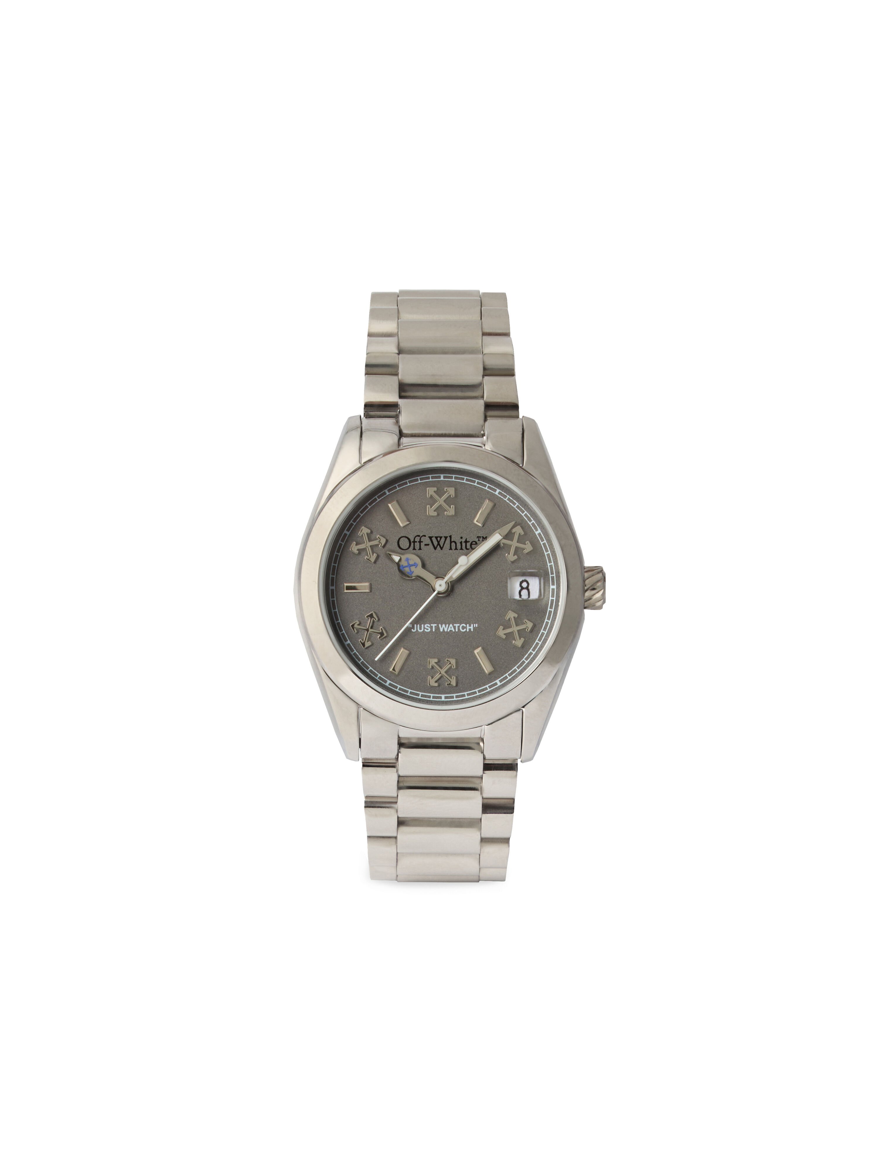 "Crossing" Watch OFF WHITE "Crossing" Watch Silver OW1L036M