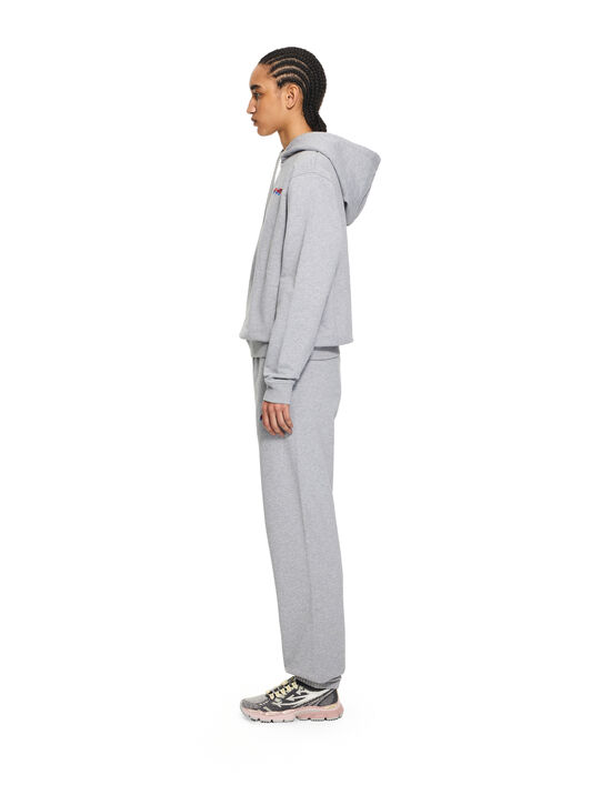 OFF WHITE Off-White Shadow Hoodie Gray Melange-Haute Red 2BB035S26FLE001