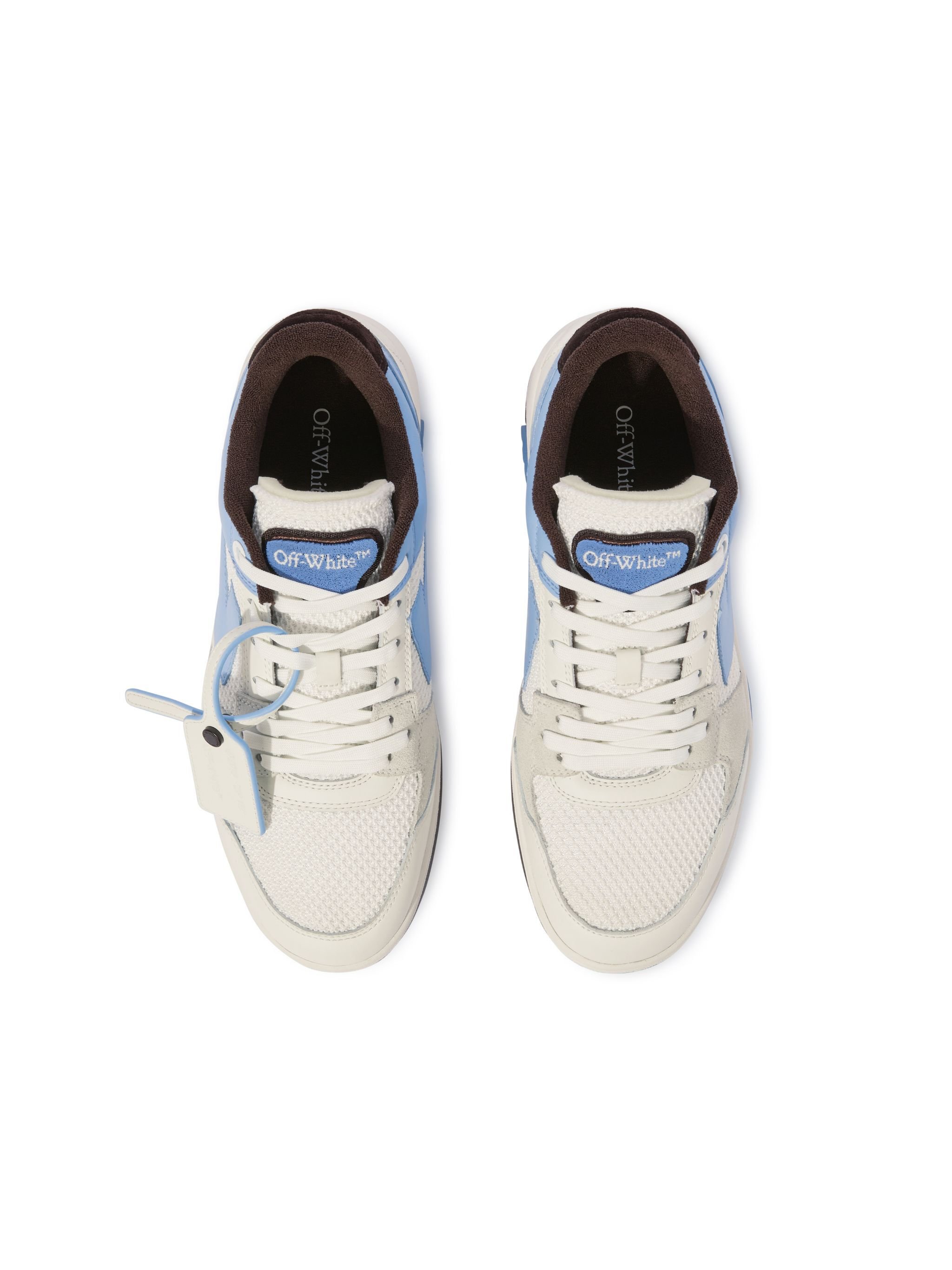OFF WHITE Blau/Weisse Slim Out Of Office Sneaker BLAU OMIA243S25LEA001