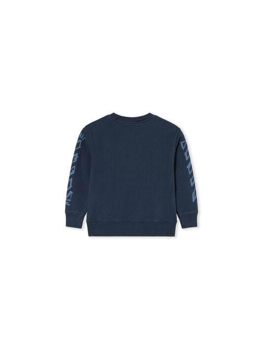Diag Marker Crewneck Sweatshirt OFF WHITE Diag Marker Crewneck Sweatshirt BLUE NIGHTS 44BBA001F26F008