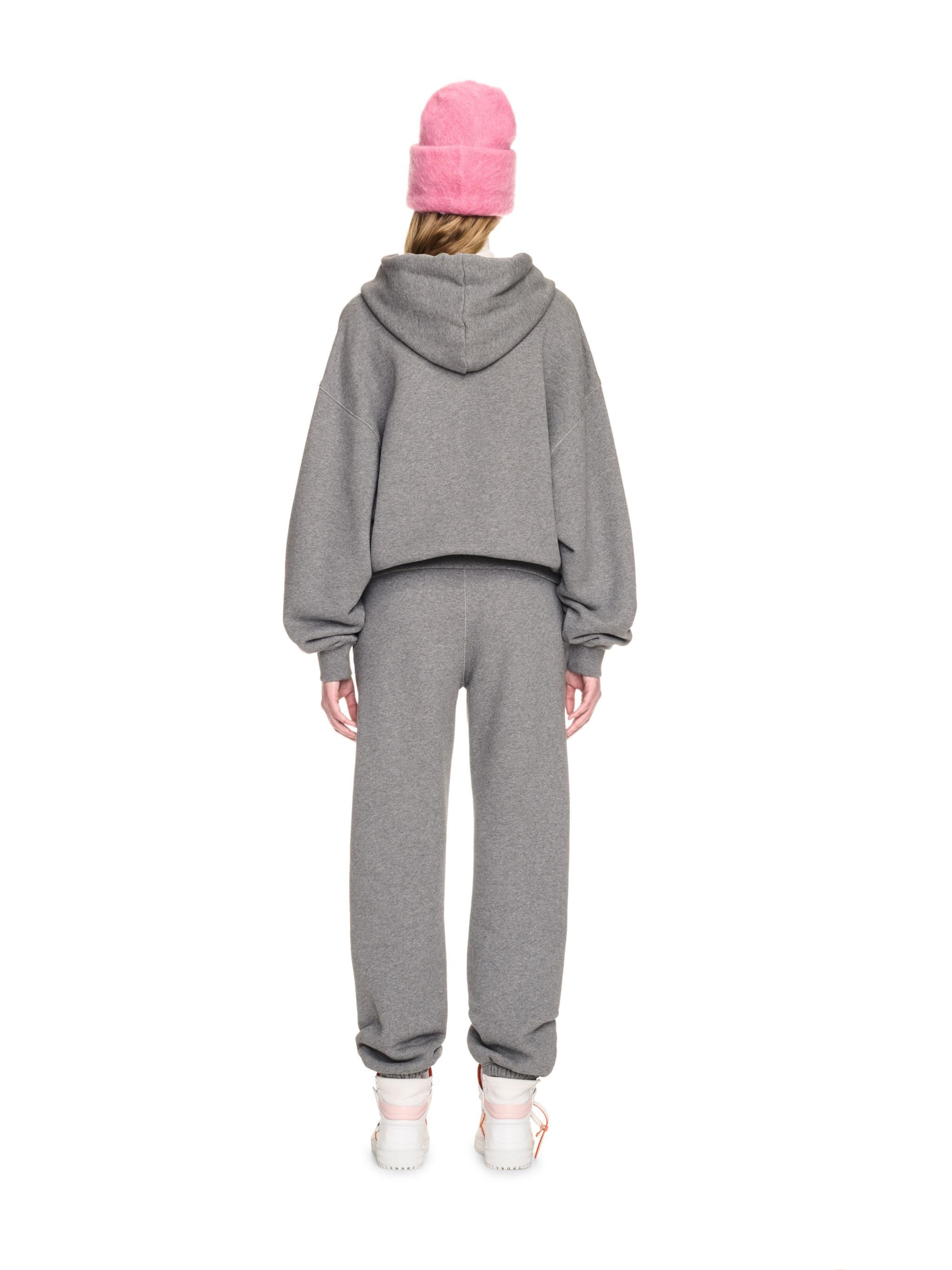 OFF WHITE Flower Bookish Cuff Pant GREY OWCH006F24FLE001