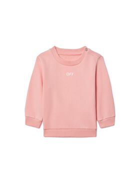 OFF WHITE Stamp Sweatshirt PINK OG2X006S25JER001