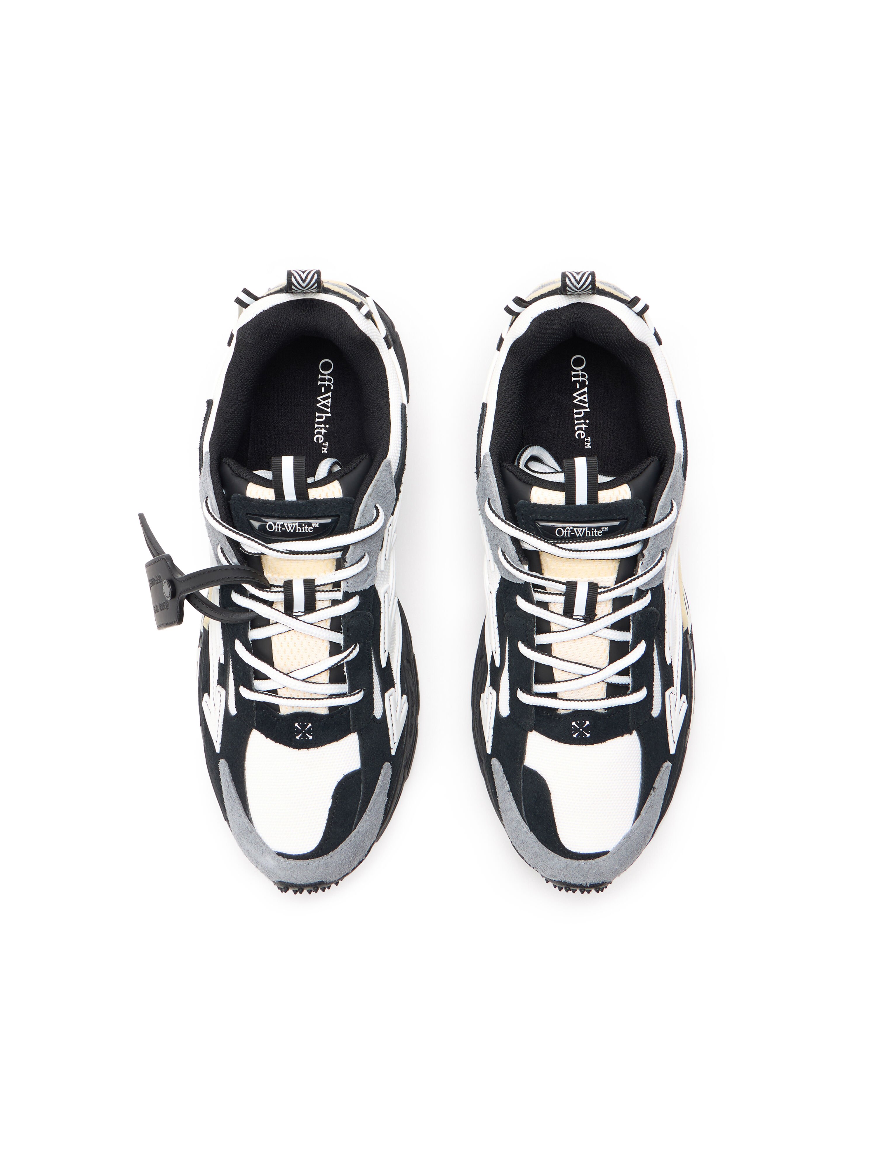 Sneakers Be Right Back in Pelle Scamosciata OFF WHITE Sneakers Be Right Back in Pelle Scamosciata WHITE/BLACK OMIA295S26LEA001