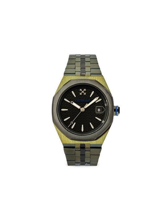 "Signal" Watch OFF WHITE "Signal" Watch Two Tone Olive & Black OW1G026M