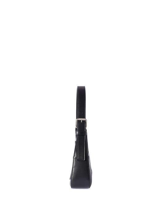 OFF WHITE Black Jitney Quote Shoulder Bag BLACK OWNN18AC99LEA001