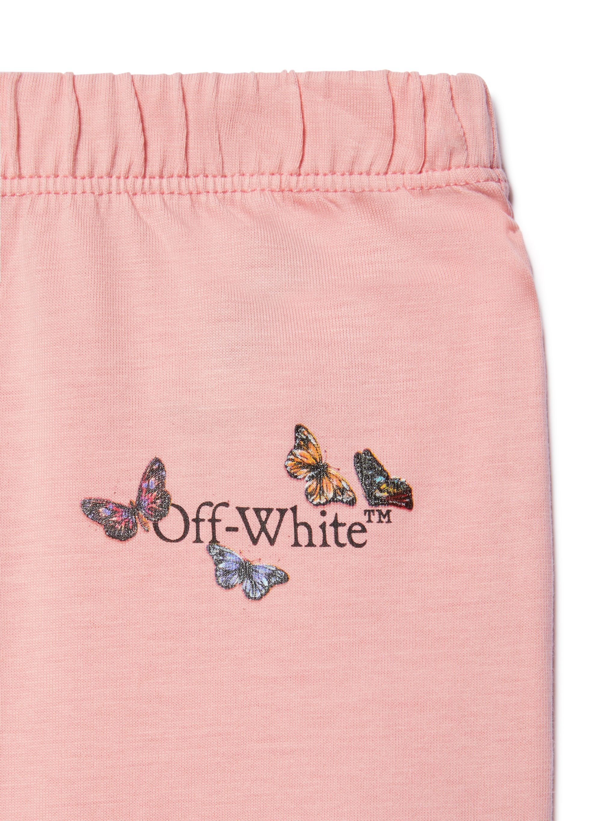 OFF WHITE Bookish Butterfly Shorts PINK OG6X001S25JER001