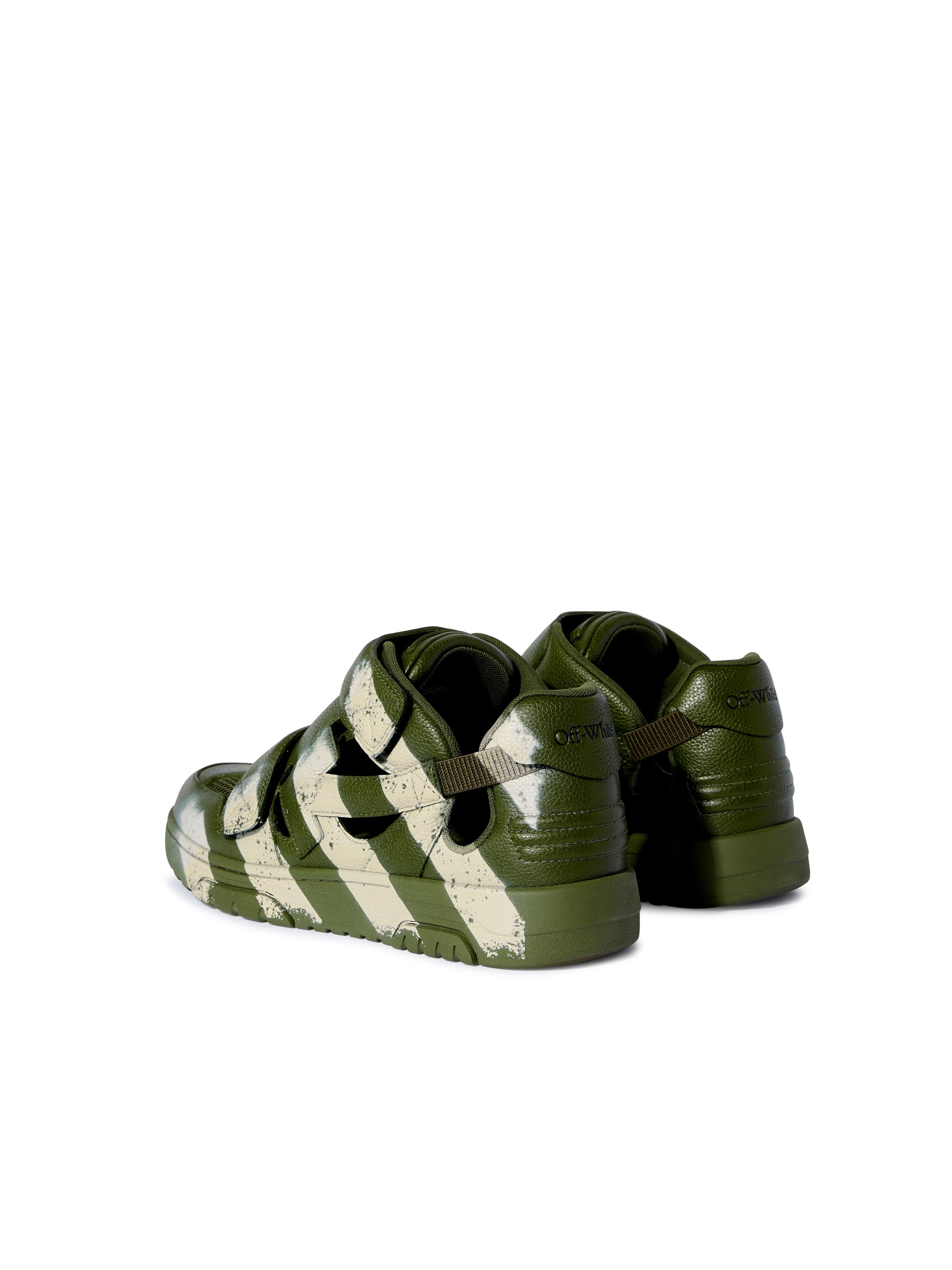 OFF WHITE Green Out Of Office Sandals GREEN OMIA29SZ25LEA001